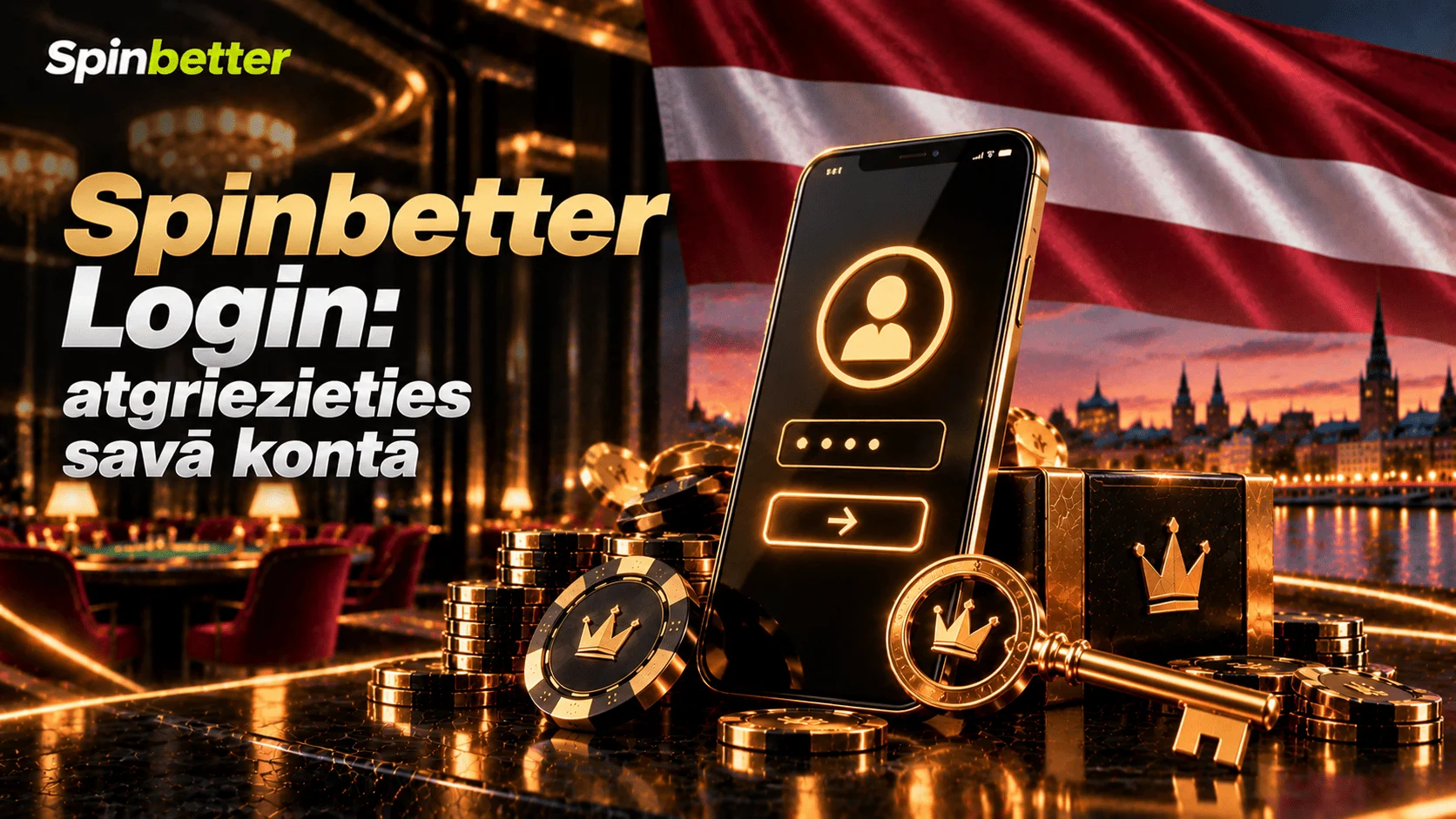 Spinbetter Login: atgriezieties savā kontā